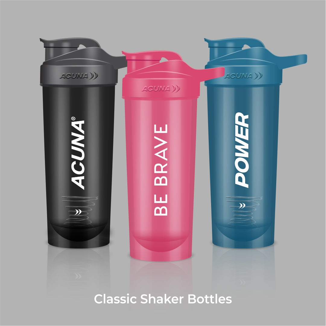 Classic Shaker Bottles - Acuna Fitnness – Acuna Fitness