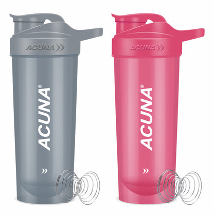 Classic Acuna Protein Shaker Bottle (Pack of 2) - Him & Her